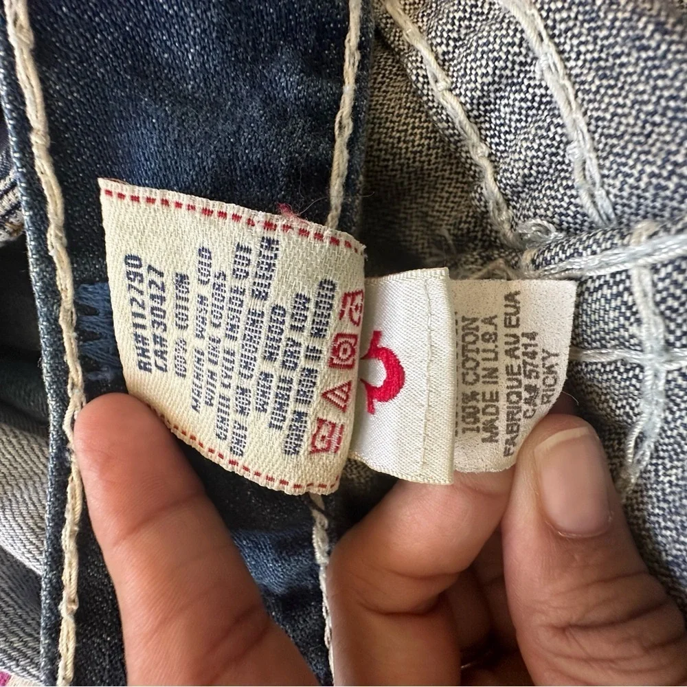 Rare True Religion BlueLabel Ricky SuperT in 
